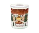 Voir la slide Bougie parfumée Noisette Gourmande édition Noël Collines de Provence village hivernal manège doré 180g - Lilosquare