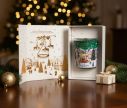 Voir la slide Coffret premium bougie photophore Forêt de Sapin Collines de Provence carrousel doré animé par la flamme 360g - Lilosquare