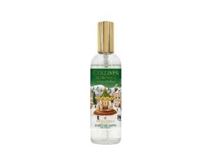Spray d'ambiance Forêt de Sapin édition Noël Collines de Provence flacon village hivernal manège vert 100ml - Lilosquare