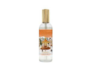 Spray d'ambiance Cannelle Orange édition Noël Collines de Provence flacon village hivernal manège doré 100ml - Lilosquare