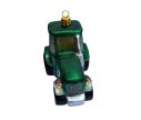 Voir la slide Suspension de Noël originale en verre soufflé tracteur vert brillant pneus noirs cabine vitrée H9cm - Lilosquare