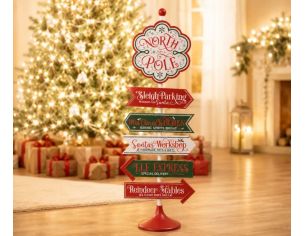 Panneau de Noël North Pole...