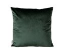 Voir la slide Coussin 45x45cm fausse fourrure ivoire, cerfs et sapins enneigés brodés gris, flocons de neige