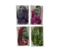 Voir la slide Set 4 lametta scintillantes H50cm pour sapin de Noël, coloris rose, violet, vert et rouge métallisé