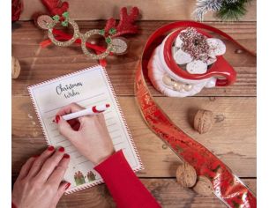 Tasse céramique Noël en forme de visage Père Noël rouge et blanc 330ml