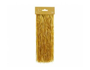 Cheveux d'ange lametta doré brillant fibres scintillantes décoration sapin de Noël 1m