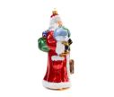 Voir la slide Père Noël globe-trotter verre soufflé H20cm
