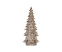 Voir la slide Décoration sapin de Noël brun effet neige motifs flocons H30cm