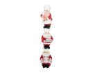 Voir la slide Décoration trois Pères Noël empilés pâtissiers glace gâteau menu polyrésine L12 x l14 x H52cm