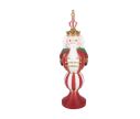 Voir la slide Casse-noisette décoratif LED polyrésine rouge blanc vert doré couronne L17 x l16 x H57cm