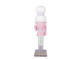 Casse-noisette pâtissier polyrésine rose menthe lavande cupcake pain d'épices L13 x l11 x H47cm