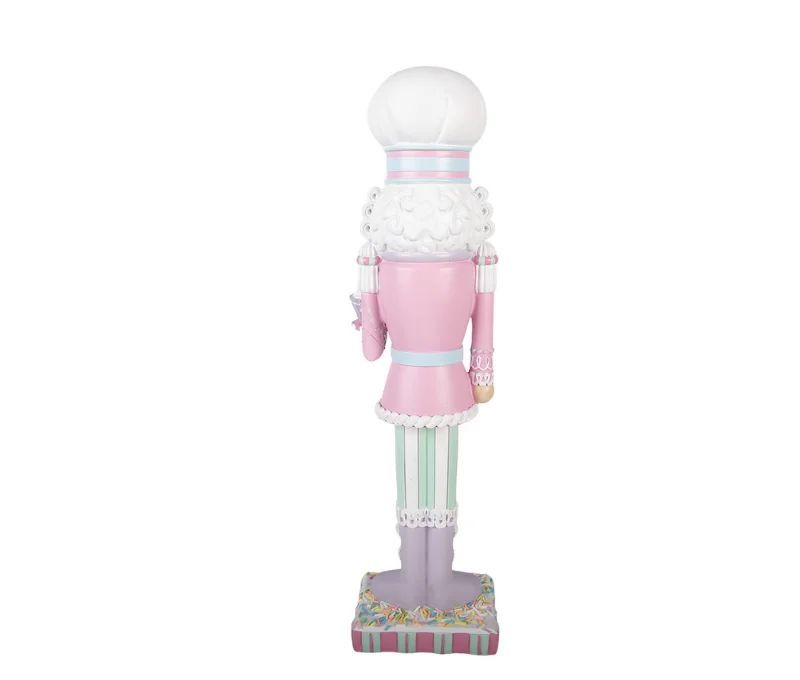Casse-noisette pâtissier polyrésine rose menthe lavande cupcake pain d'épices L13 x l11 x H47cm