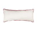 Voir la slide Coussin brodé sapins de Noël perles rouge blanc liseré pompons 70cm