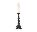 Voir la slide Bougie fantôme LED visage triste socle noir baroque H63cm