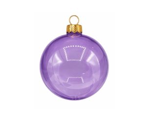 Boule de Noël mauve...