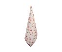 Voir la slide Torchon de cuisine 100% coton fond crème motif champignons amanites feuilles d'automne glands liseré rouge 50x70cm