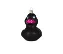 Voir la slide Suspension sapin de Noël originale canard noir avec bec rose - 11cm