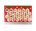 See slide Christmas advent calendar blind box 24 compartments building bricks train tree reindeer gingerbread house 671 pieces
