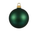 Voir la slide Boule de Noël verte mate verre D8cm