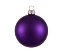 See slide Matte purple Christmas bauble Glass Ø8cm