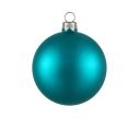 See slide Matte turquoise Christmas bauble Glass Ø8cm