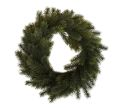 Voir la slide Décoration Noël couronne sapin synthétique vert pommes de pin brunes Ø66cm
