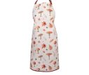 See slide Beige kitchen apron mushrooms autumn leaves 70x85cm