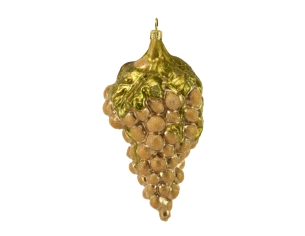 Suspension de Noël grappe raisin blanc