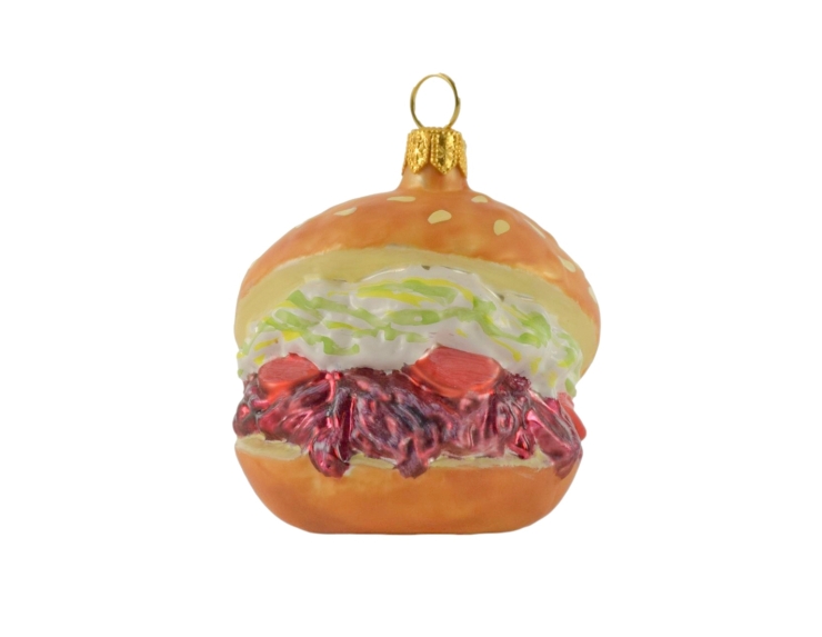 boule de noël hamburger