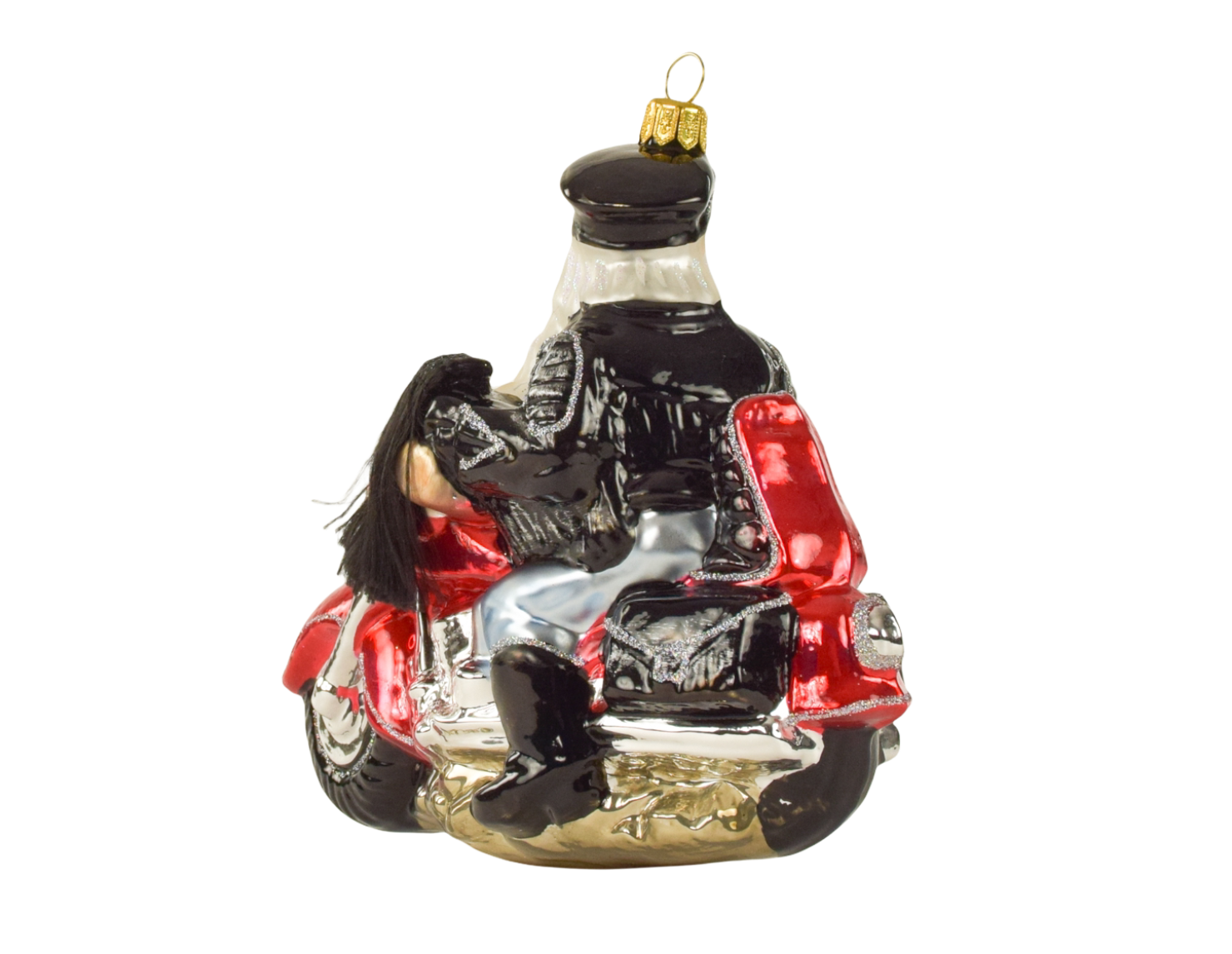 Décorations de Noël bonnet de Noel en verre pour marque-places (paquet de 10) - France