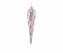 See slide goutte de noel rose en verre