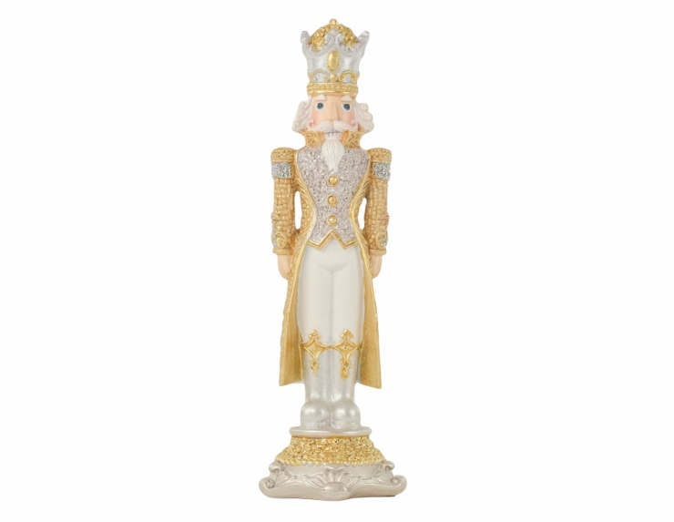 Figurine casse-noisette royal doré H25cm