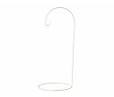 Voir la slide Support boule de Noël métal blanc crochet fin socle rond H28cm