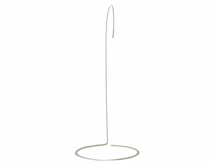 Support pour boule de Noël blanc H28 cm