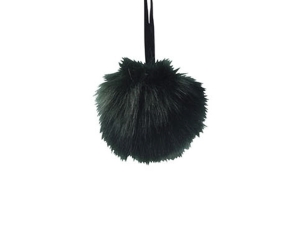 Boule de Noël velours Verte - ø 8cm