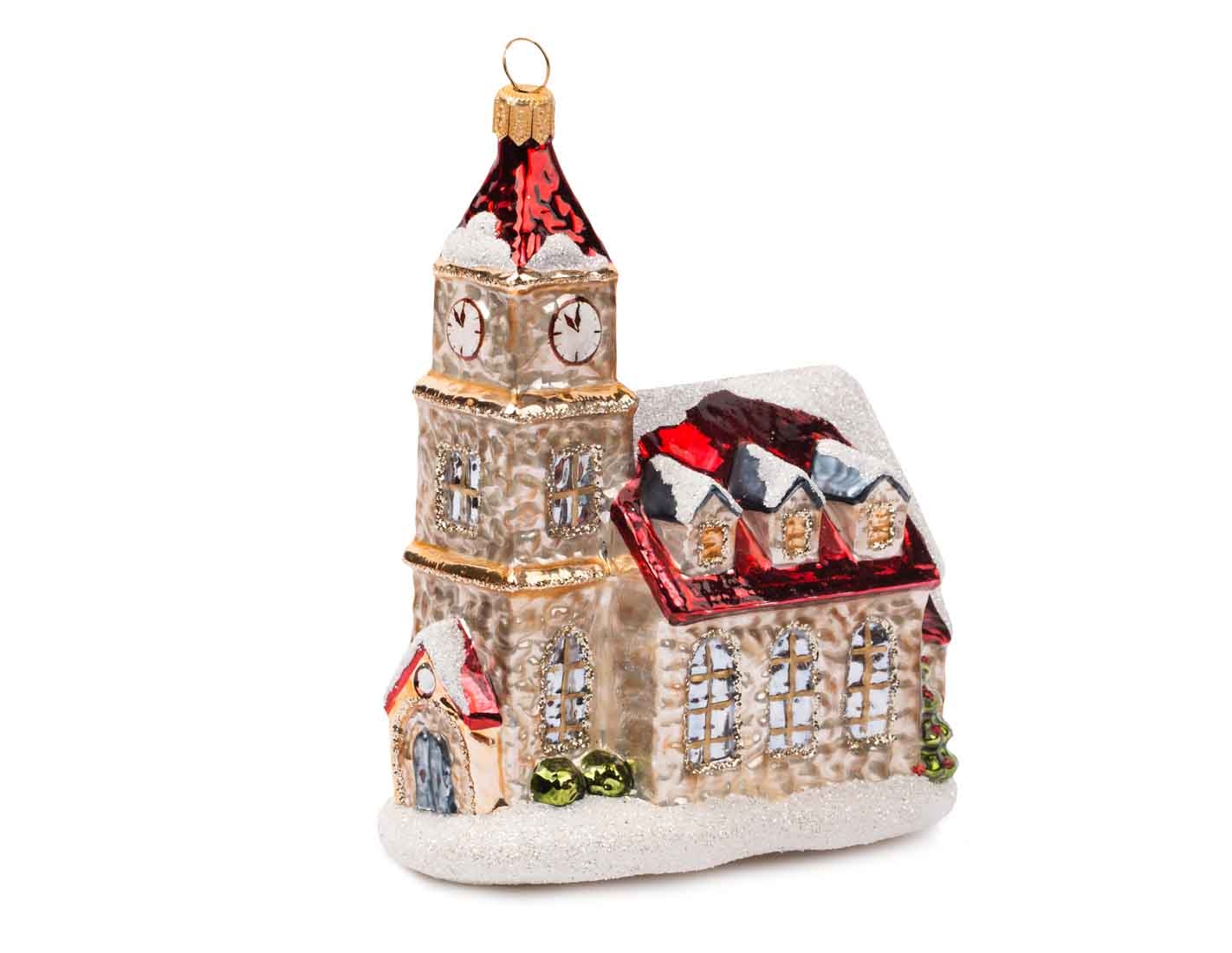 Ornements De Noël En Verre Soufflé Irisé Et Pailleté – Lot De 6, Occasion En Excellent état