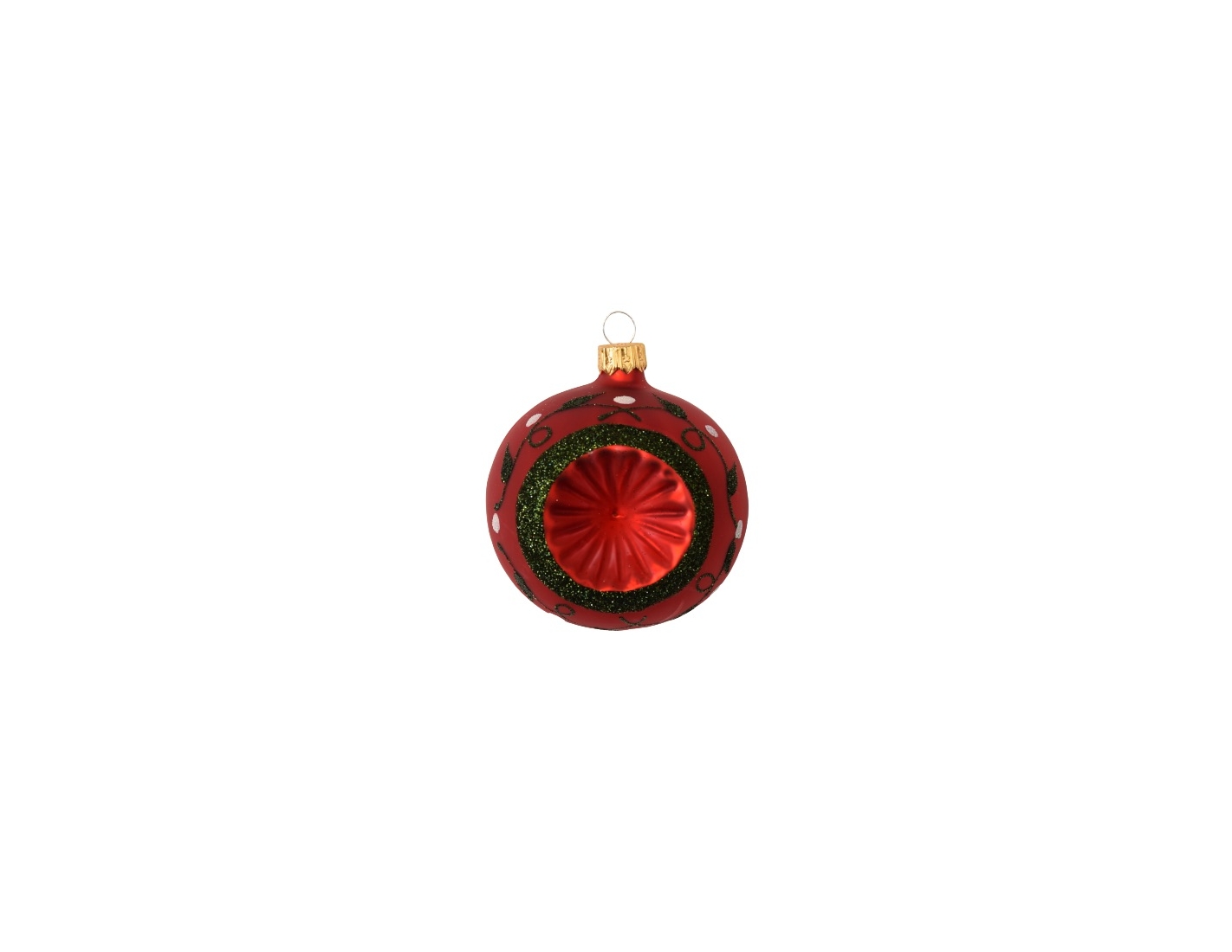 Boules De Noël Anciennes En Verre Soufflé – 100mm – Fait Main, Vintage