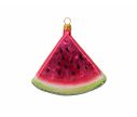 See slide Boule de Noël pastèque verre soufflé H 9cm. Marque Lilosquare