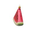 See slide Boule de Noël pastèque verre soufflé H 9cm. Marque Lilosquare