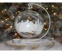 See slide Photophore de Noël New York verre soufflé avec support D 15cm