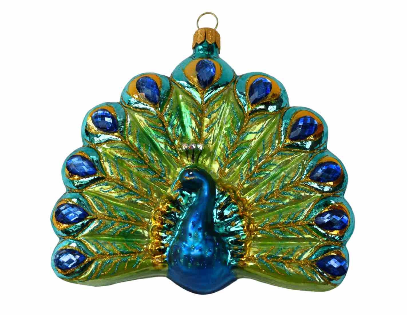 Boule De Noël En Verre Soufflé à La Main Peinte - Diamètre 9 Cm, Motif Bonhomme De Neige Avec Ourson, Ukraine