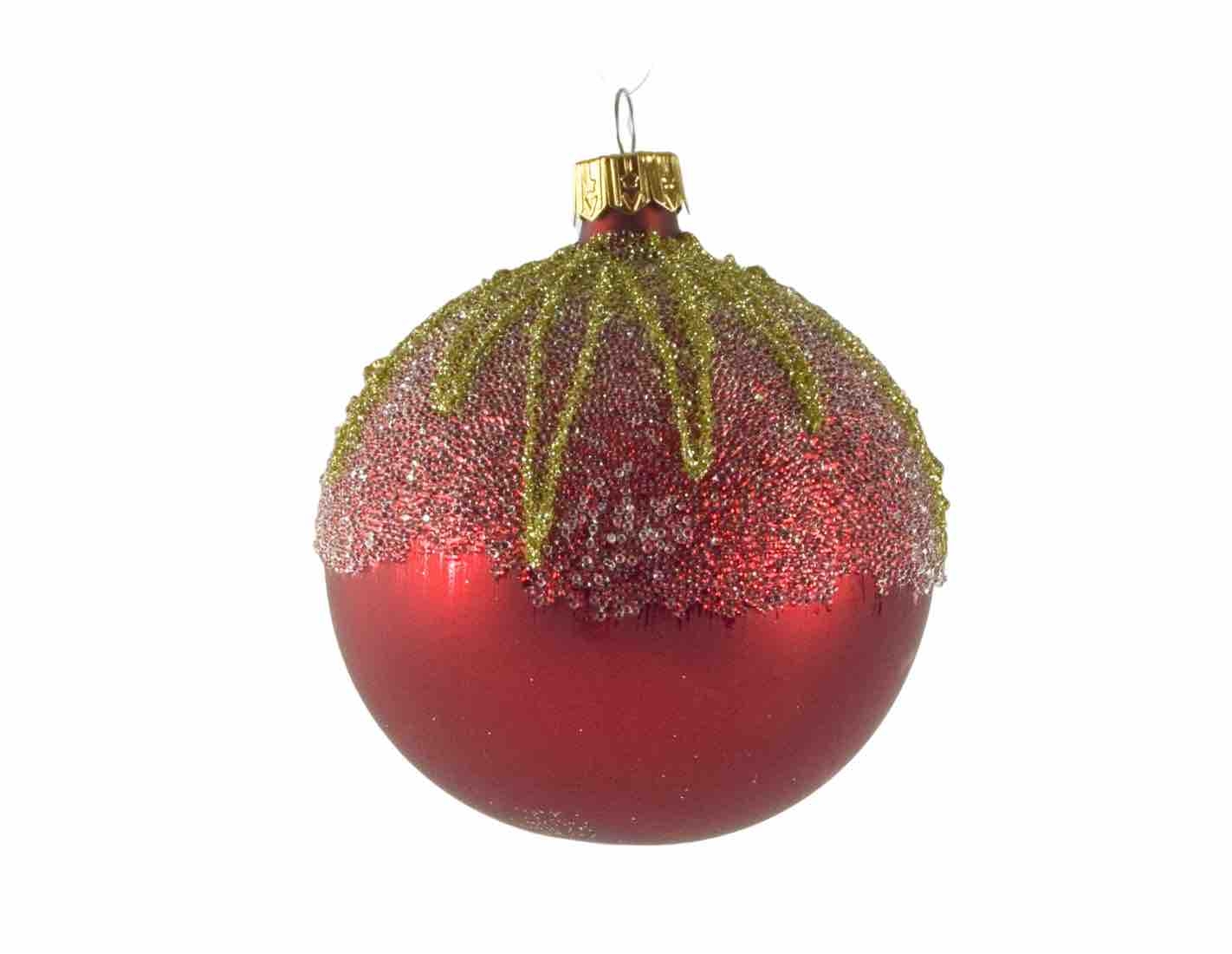 Boules de Noël traditionnelles en verre soufflé - Lilosquare