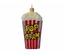 See slide Boule de Noël popcorn en verre soufflé et peinte à la main. Made in Europe