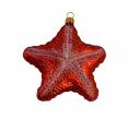 See slide Suspension de Noël étoile de mer verre soufflé H 10cm