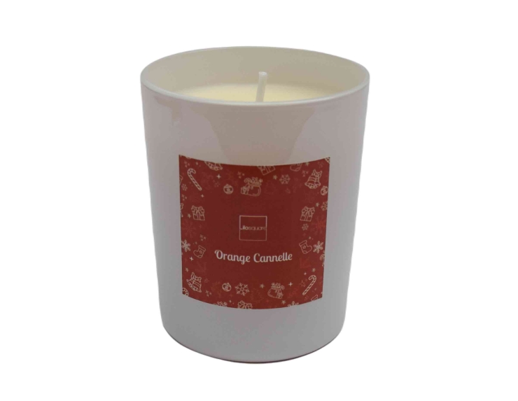 Bougie parfumée orange cannelle 180gr 40h