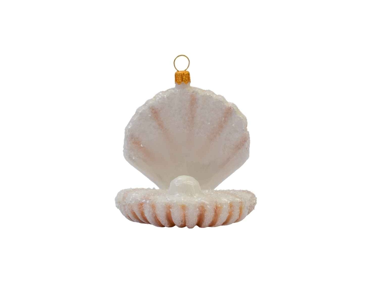 Boule de Noël originale coquille saint-Jacques | Verre soufflé