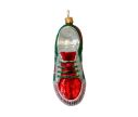 Voir la slide Boule Noël originale chaussure verre soufflé H 10cm