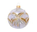 Voir la slide Boule de Noël transparente or champagne D8cm