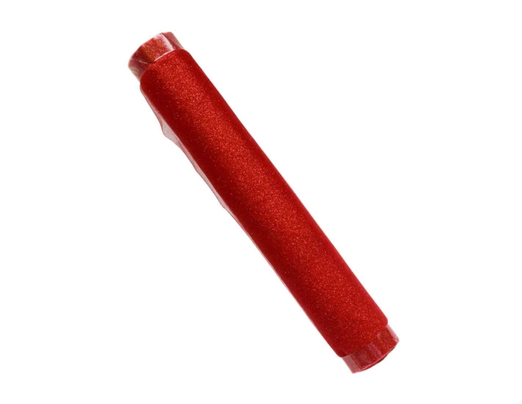 Chemin de table rouge scintillant tulle 50cm x 9m