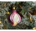 Voir la slide Boule de Noël originale oignon verre soufflé H 9cm